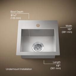 Kohler | Vault | Kitchen Sink - Stainless Steel - image 3