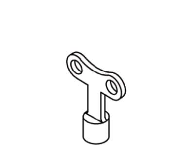 Kohler Genuine Parts Loose KEY, 3/8 X 1/2 STOP by Kohler Genuine Parts
