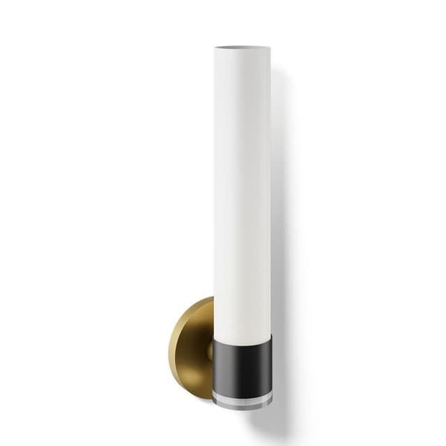 Kohler Purist One-light sconce - Black With Brass Trim