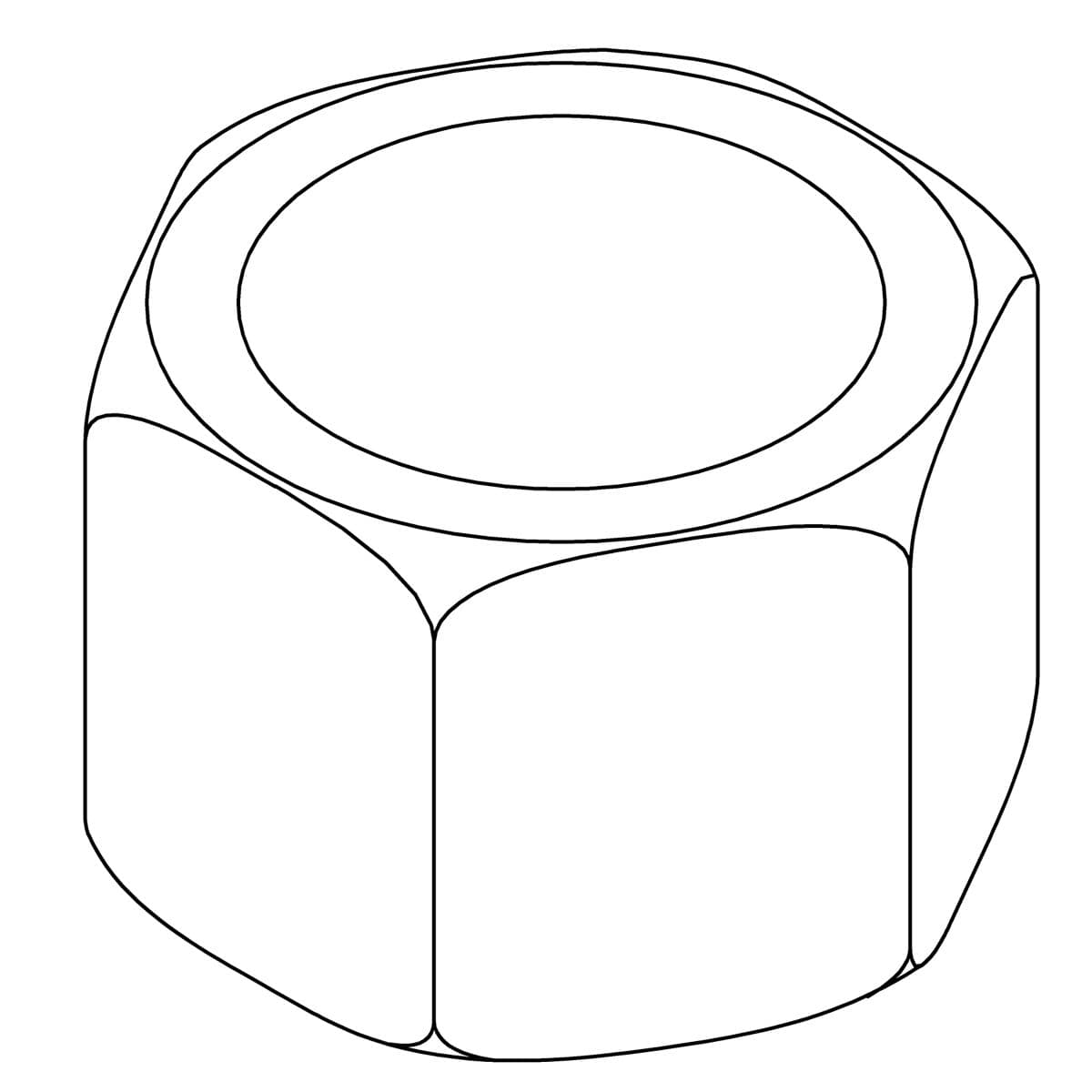 Kohler Genuine Parts NUT, .562-24nef-2b - Vibrant Brushed Moderne Brass by Kohler Genuine Parts