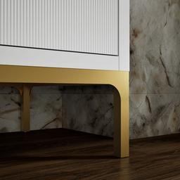 CalpaE 36'' bathroom vanity cabinet with sink and quartz top - image 8