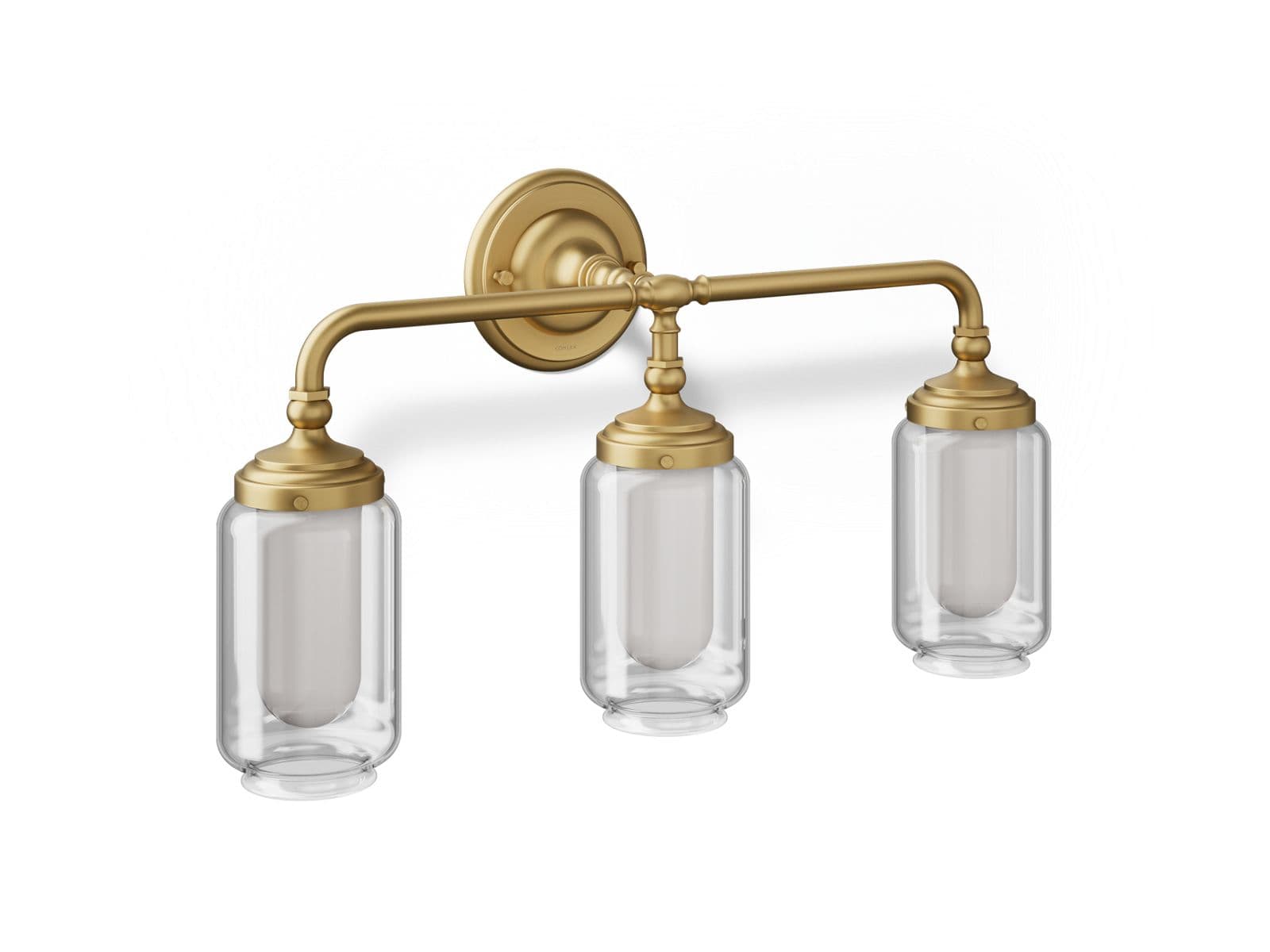 Kohler Artifacts Three-light sconce - Brushed Moderne Brass by Kohler