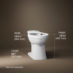 Kohler Kelston Elongated toilet bowl - White - image 3