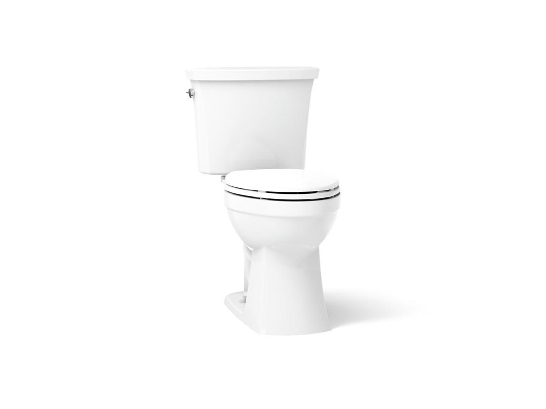Kelston ContinuousClean ST two-piece elongated toilet, 1.28 gpf by Kohler