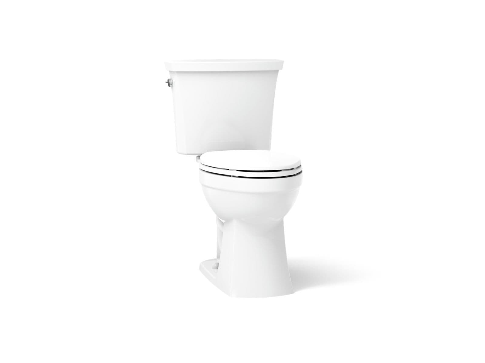 Kohler Kelston Two-piece elongated toilet, 1.28 gpf - White by Kohler