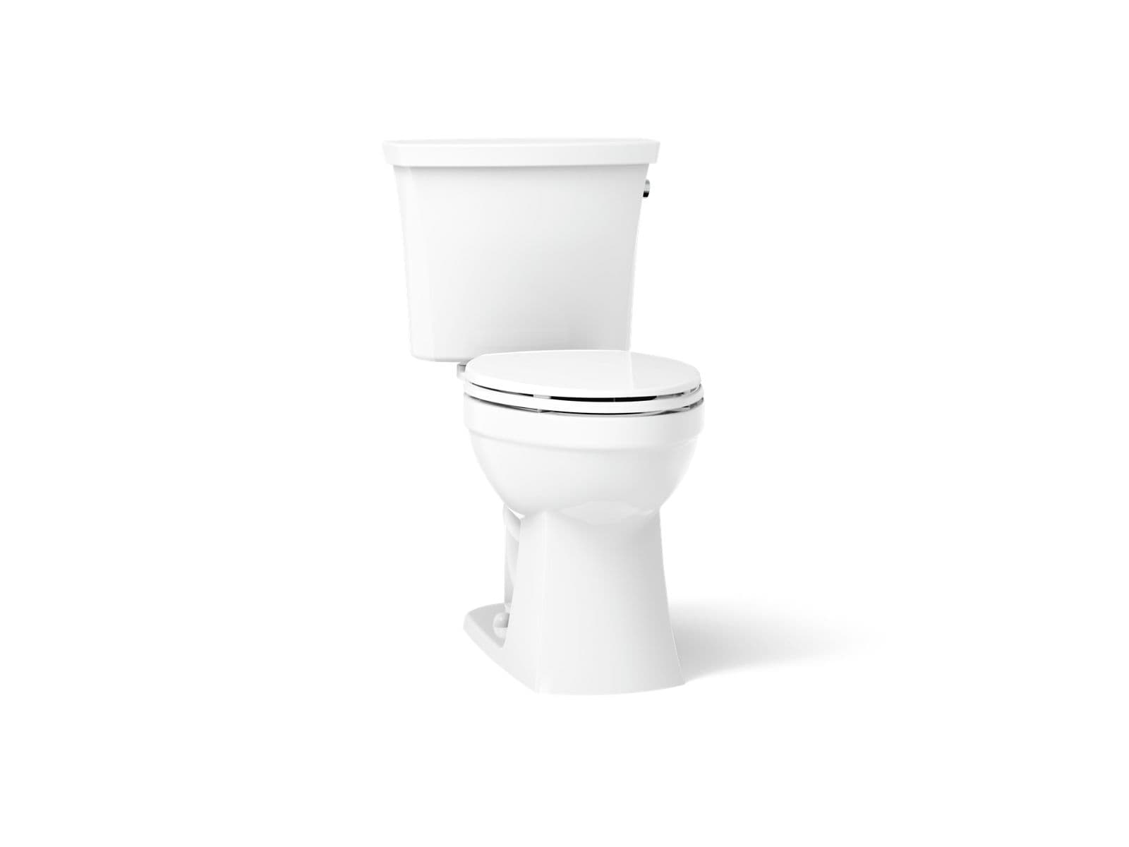 Kohler Kelston Two-piece elongated toilet, 1.28 gpf - White by Kohler