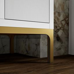 48'' bathroom vanity cabinet with sink and quartz top - image 9