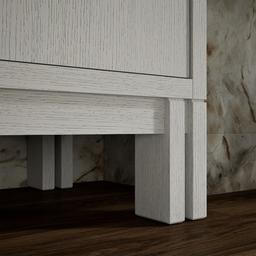 30'' bathroom vanity cabinet with sink and quartz top - image 7