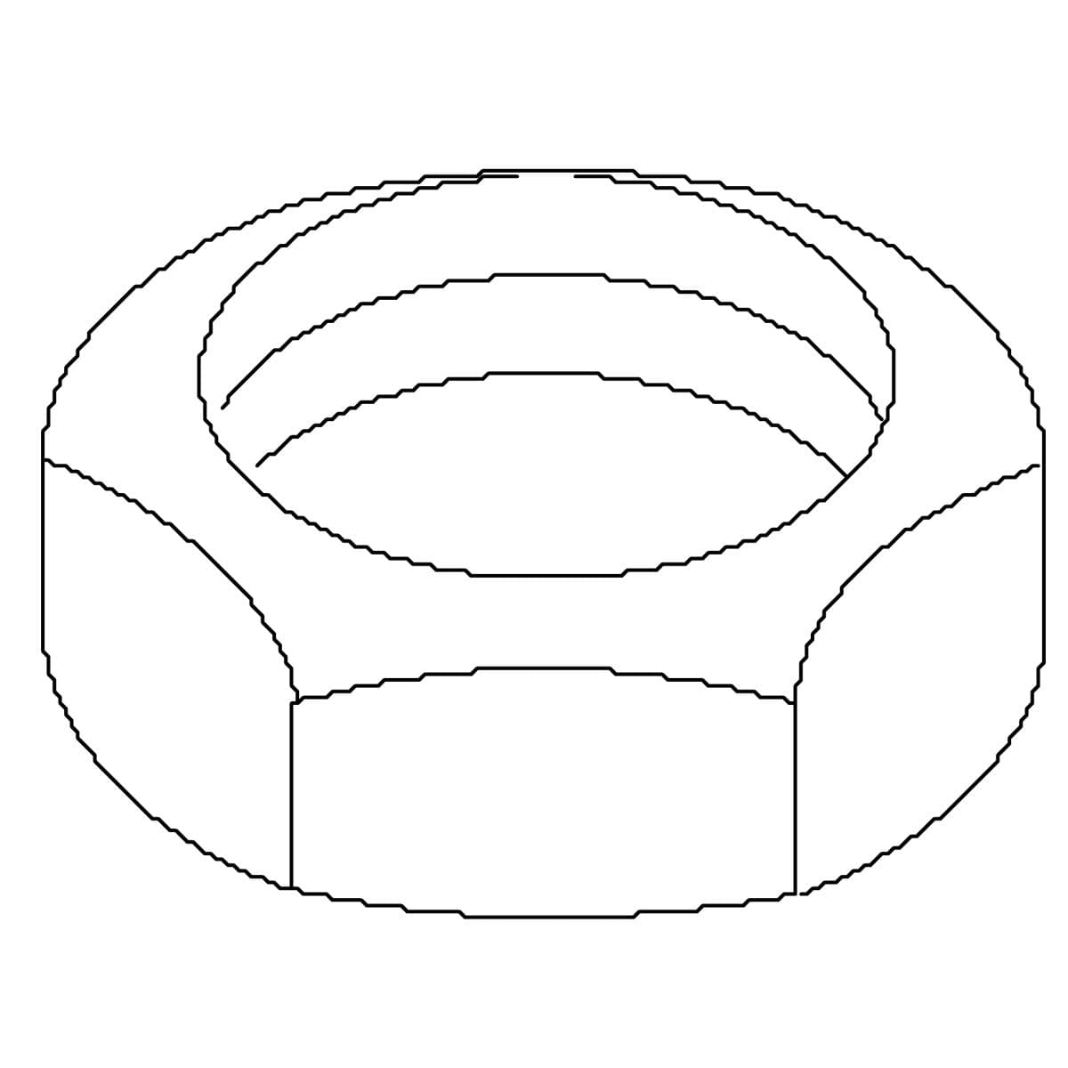 Kohler Genuine Parts LOCK NUT, 5/8-18 UNF by Kohler Genuine Parts