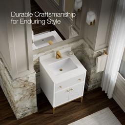 24'' bathroom vanity cabinet with sink and quartz top - image 11