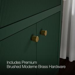 24'' bathroom vanity cabinet with sink and quartz top - image 7