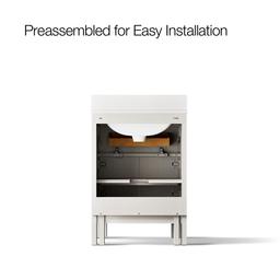 24'' bathroom vanity cabinet with sink and quartz top - image 10