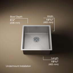 Kohler | Strive | Kitchen Sink - Stainless Steel - image 3