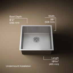 Kohler | Strive | Kitchen Sink - Stainless Steel - image 3