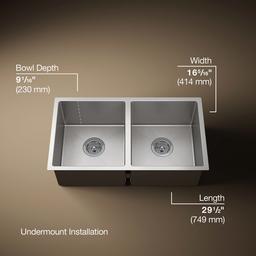 Kohler | Strive | Kitchen Sink - Stainless Steel - image 3