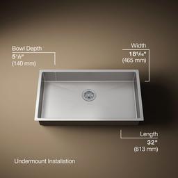 Kohler | Strive | Kitchen Sink - Stainless Steel - image 3