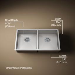 Kohler | Strive | Kitchen Sink - Stainless Steel - image 3