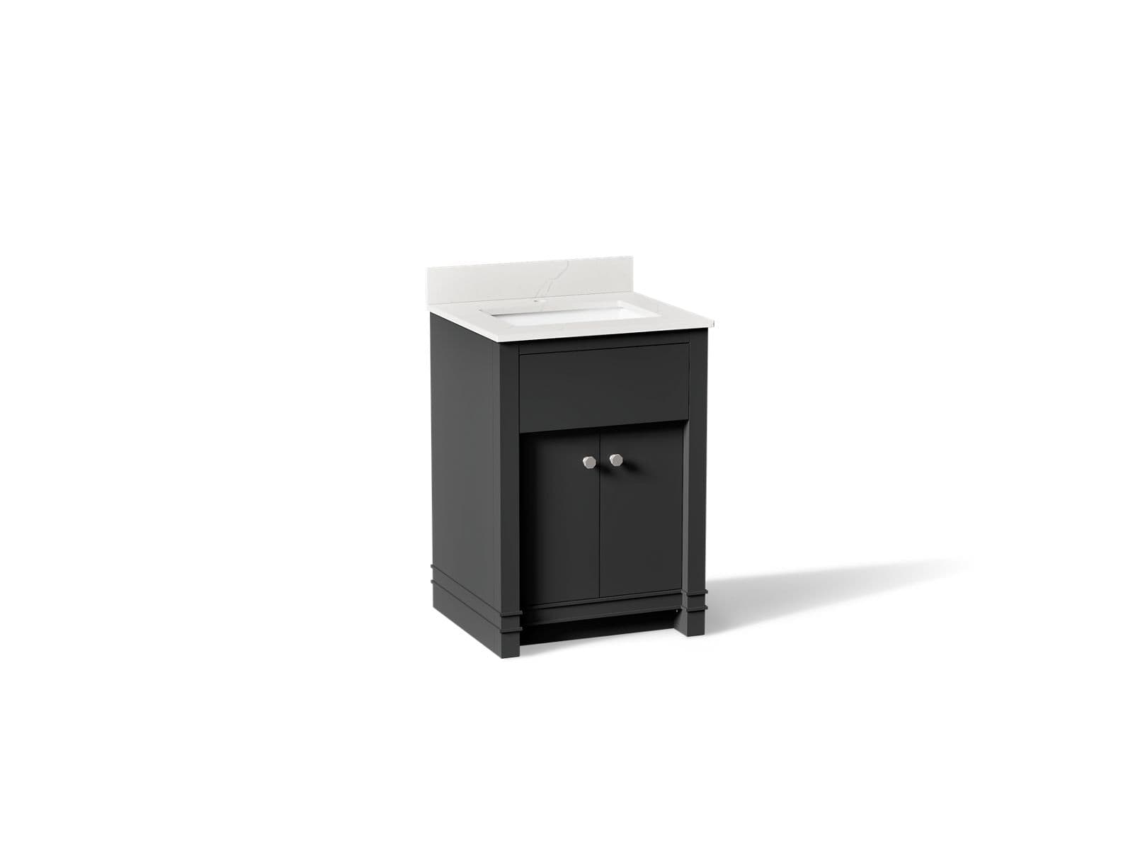 Kohler Alouette™ 24" bathroom vanity cabinet with sink and quartz top by Kohler