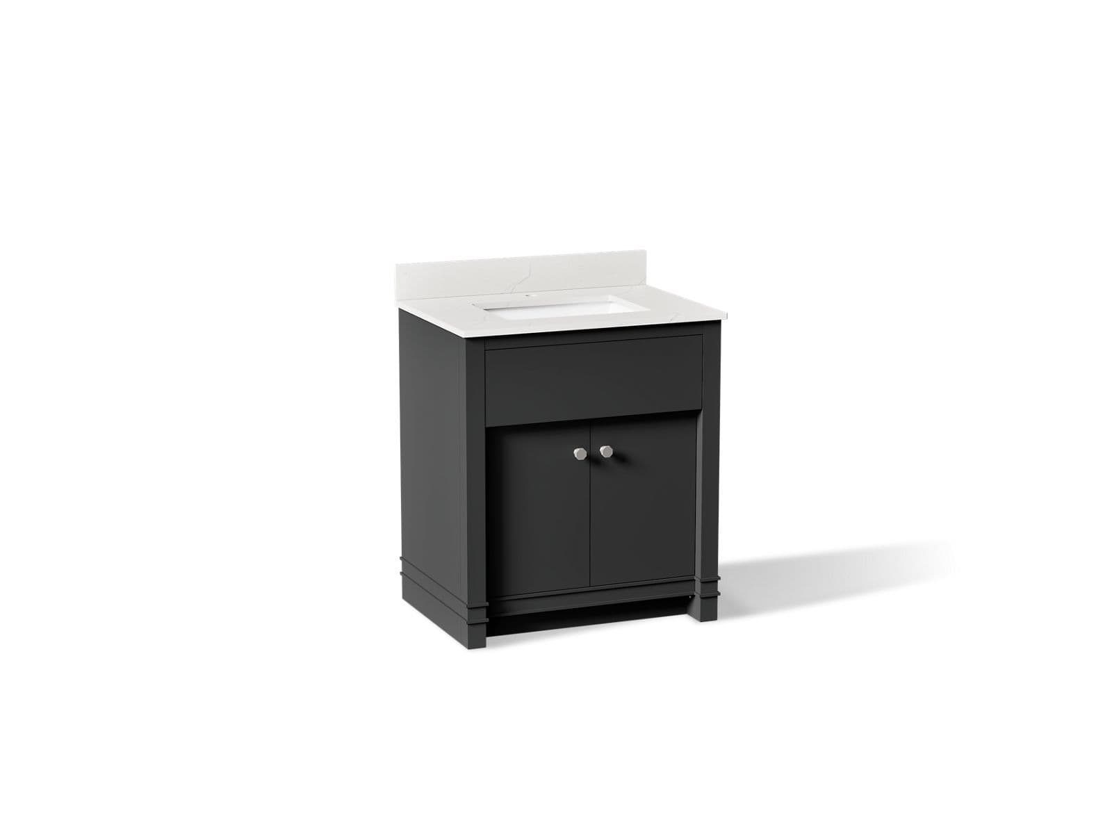 Kohler Alouette™ 30" bathroom vanity cabinet with sink and quartz top by Kohler