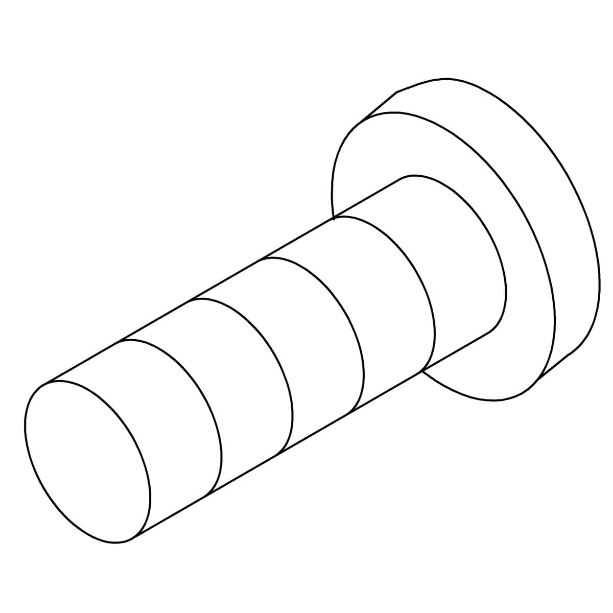 Kohler Genuine Parts Screw 8-32NC-2A X .562 - Vibrant Brushed Moderne Brass by Kohler Genuine Parts