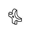 Kohler Genuine Parts Handle, 4 ARM STOP - Vibrant Brushed Moderne Brass by Kohler Genuine Parts