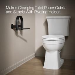 BelayE Toilet paper holder - Matte Black - image 4