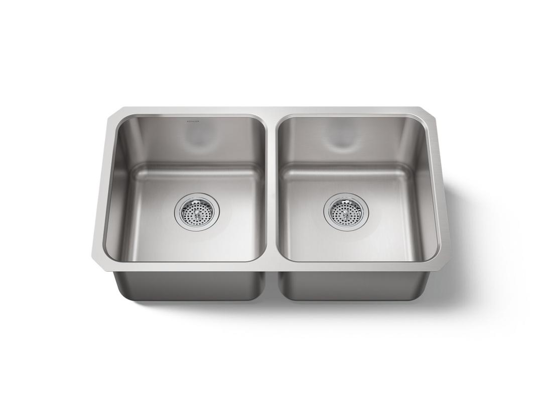 Kohler | Undertone | Undermount Kitchen Sink - Stainless Steel by Kohler