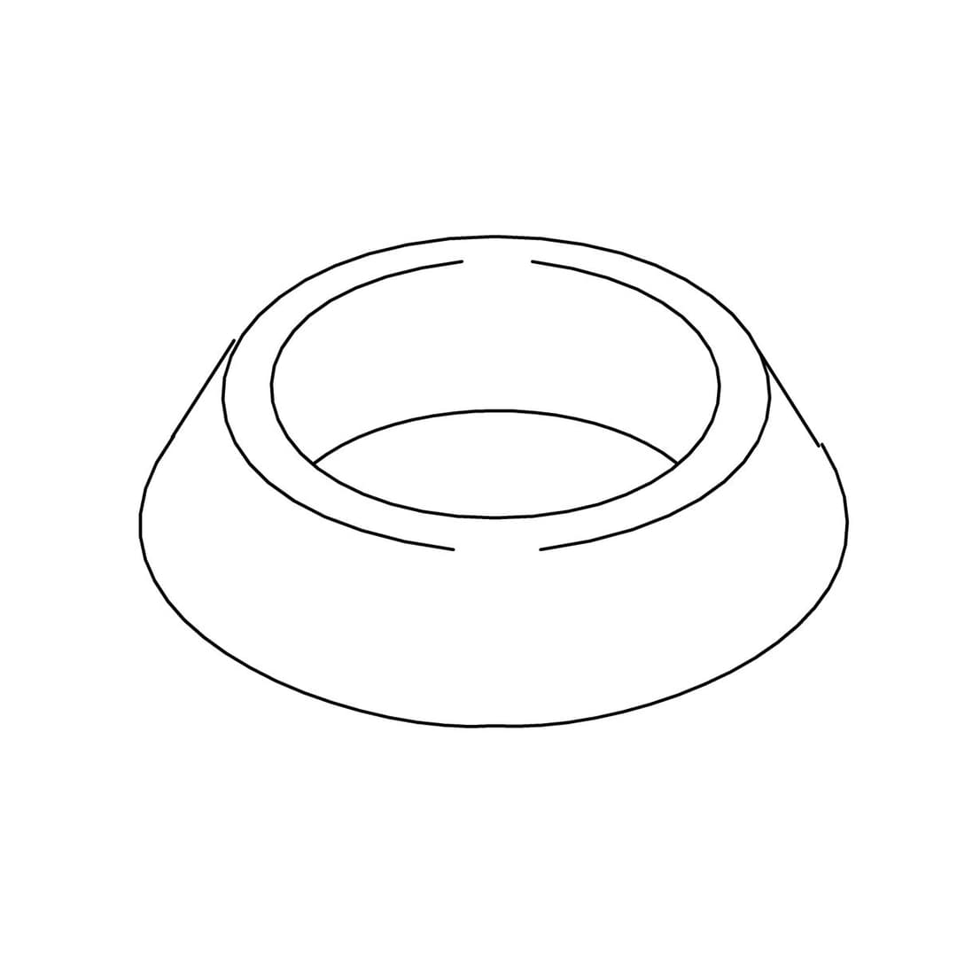Kohler Genuine Parts Washer, 29/32 Beveled OD by Kohler Genuine Parts