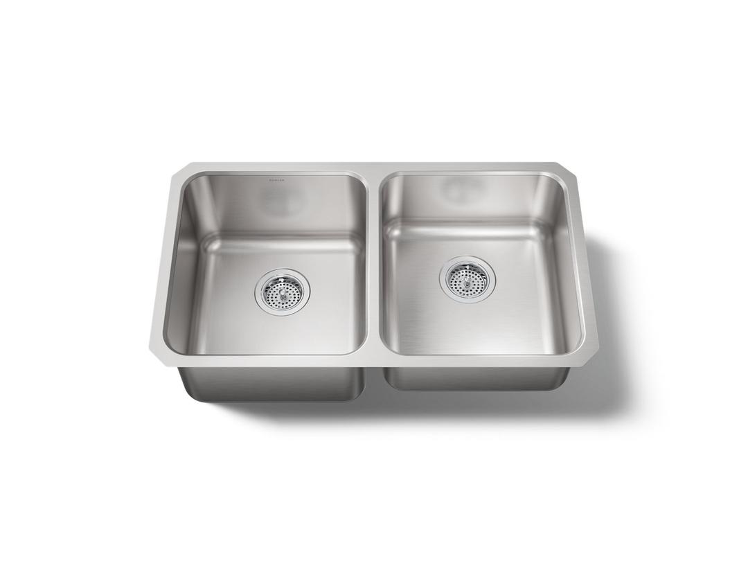 Kohler | Undertone | Undermount Kitchen Sink - Stainless Steel by Kohler