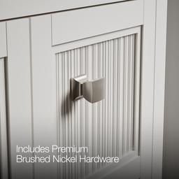 Hearthaven 36'' bathroom vanity cabinet with sink and quartz top - image 8