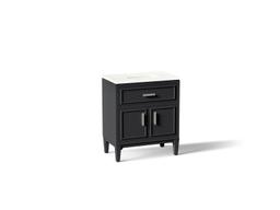 Southerk 30'' bathroom vanity cabinet with sink and quartz top - image 1