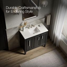 Southerk 36'' bathroom vanity cabinet with sink and quartz top - image 12