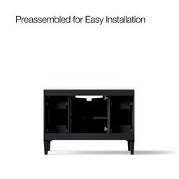 Southerk 48'' bathroom vanity cabinet with sink and quartz top - image 11