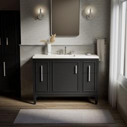 Southerk 48'' bathroom vanity cabinet with sink and quartz top - image 2