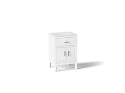Seer 24'' bathroom vanity cabinet with sink and quartz top - image 1