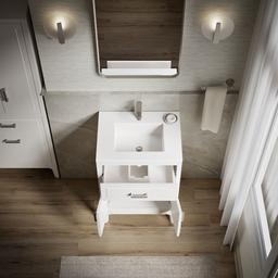 Seer 24'' bathroom vanity cabinet with sink and quartz top - image 11