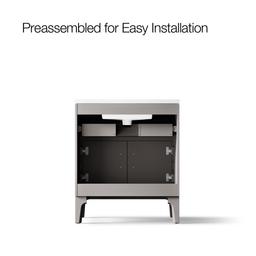 Seer 30'' bathroom vanity cabinet with sink and quartz top - image 10