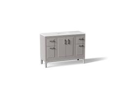 Seer 48'' bathroom vanity cabinet with sink and quartz top - image 1