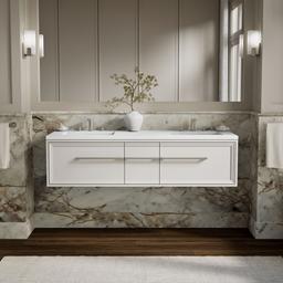 Lodern 60'' wall-hung bathroom vanity cabinet - image 2