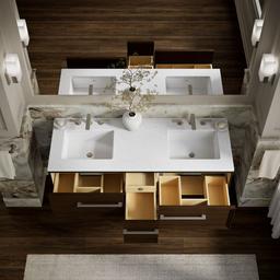 Lodern 60'' wall-hung bathroom vanity cabinet - image 10