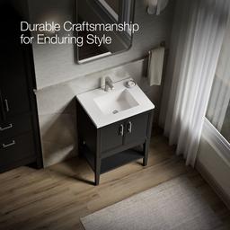 Winnow 24'' bathroom vanity cabinet with sink and quartz top - image 11