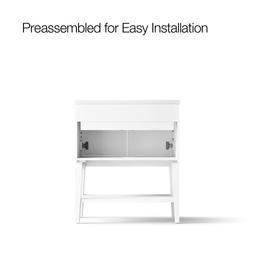 Winnow 30'' bathroom vanity cabinet with sink and quartz top - image 9