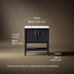 Winnow 30'' bathroom vanity cabinet with sink and quartz top - image 3