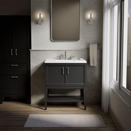 Winnow 30'' bathroom vanity cabinet with sink and quartz top - image 2