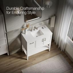 Winnow 36'' bathroom vanity cabinet with sink and quartz top - image 12