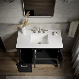 Winnow 36'' bathroom vanity cabinet with sink and quartz top - image 11