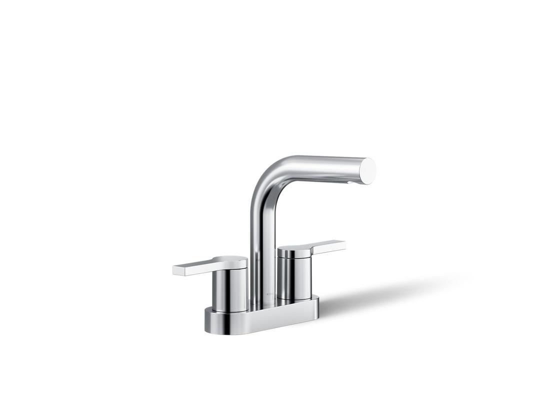 Kohler Elate Centerset bathroom sink faucet, 1.2 gpm - Polished Chrome by Kohler