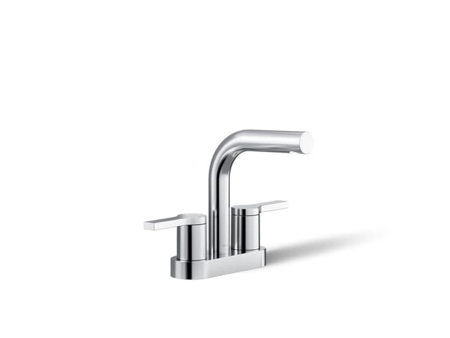 Kohler Elate Centerset bathroom sink faucet, 0.5 gpm - Polished Chrome
