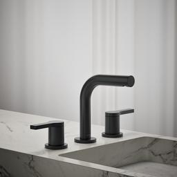 Kohler Elate Widespread bathroom sink faucet, 1.2 gpm - Matte Black - image 2