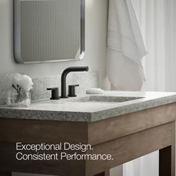 Kohler Elate Widespread bathroom sink faucet, 1.2 gpm - Matte Black - image 4